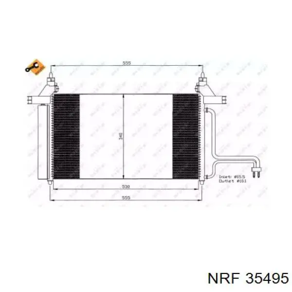 Конденсатор кондиціонера AVA FT5253D ціна, від 96.35 USD