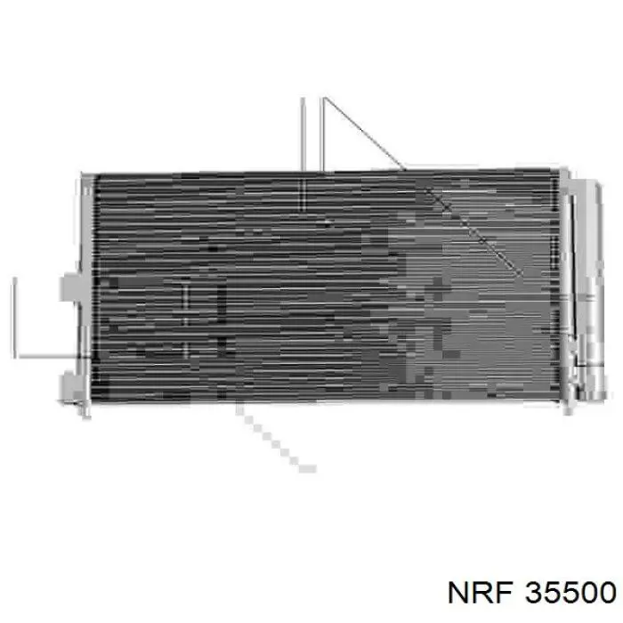 Радіатор кондиціонера C12105 Sato Tech