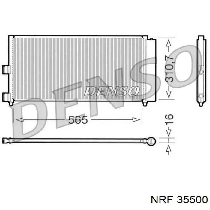 FP26K55X FPS радіатор кондиціонера