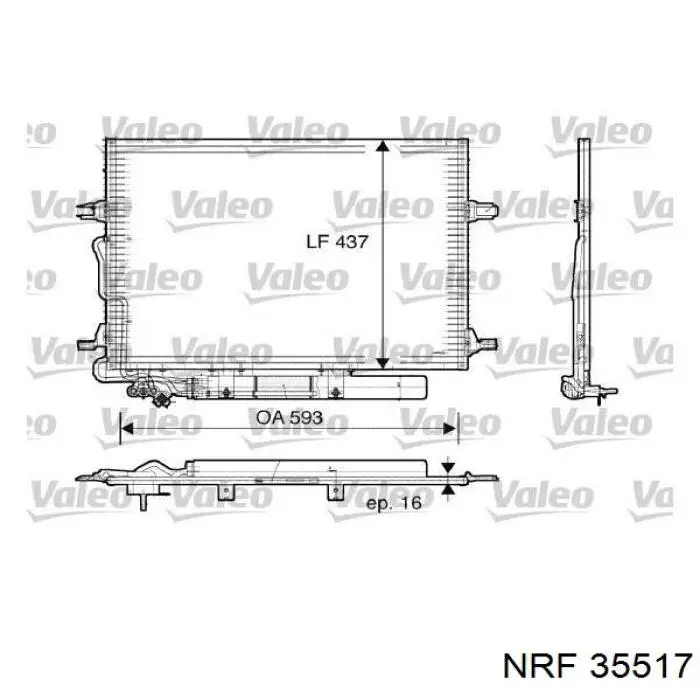 Купити FP46K109AV AVA Радіатор системи охолодження кондиціонера