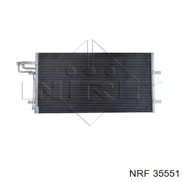 Купити 35551 NRF Радіатор системи охолодження кондиціонера