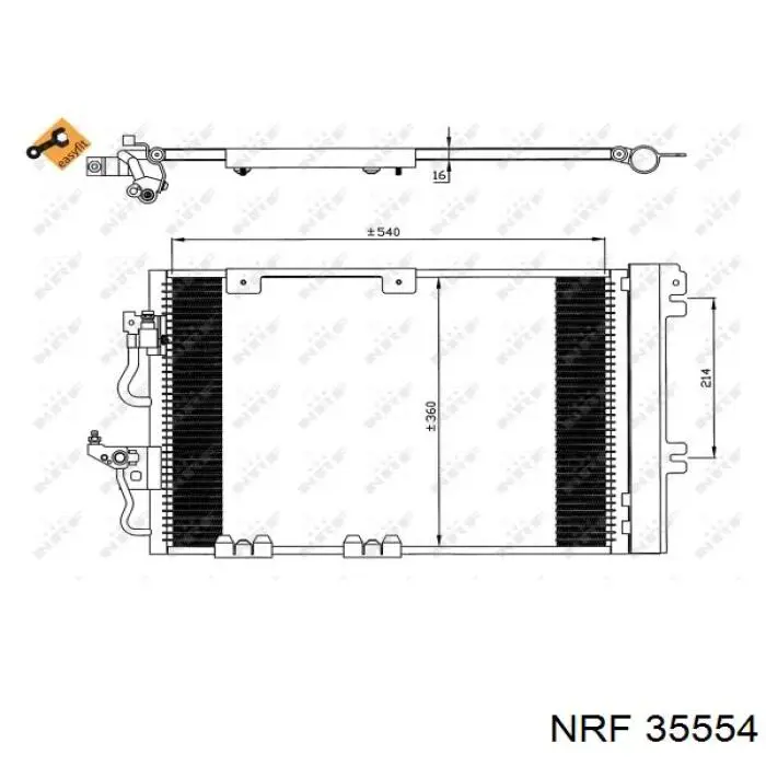 Конденсатор кондиціонера Depo/Loro/Abakus 0370160024 ціна, від 97.55 USD