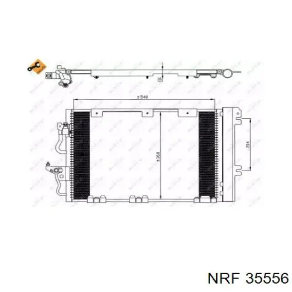 93178960 Peugeot/Citroen радіатор кондиціонера