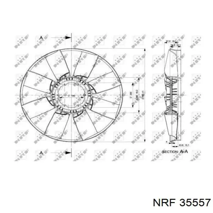 Купити 35557 NRF Радіатор системи охолодження кондиціонера