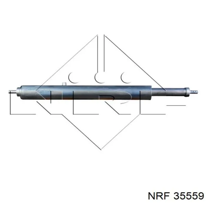 35559 NRF радіатор кондиціонера