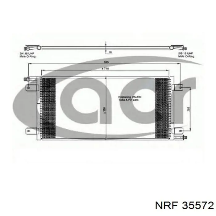 Купити 8FC351300111 HELLA Радіатор системи охолодження кондиціонера