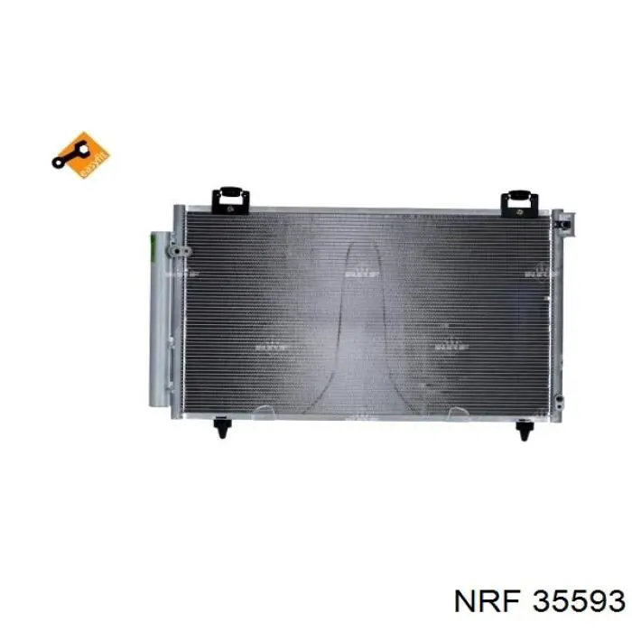 Купити 35593 NRF Радіатор системи охолодження кондиціонера