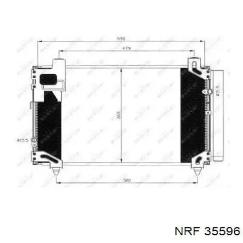 Конденсатор кондиціонера NRF 35596 ціна, від 133.04 USD