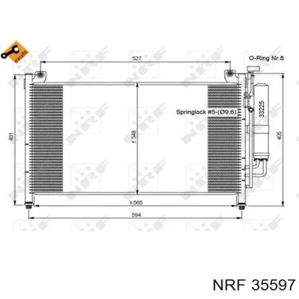 35597 NRF Конденсатор