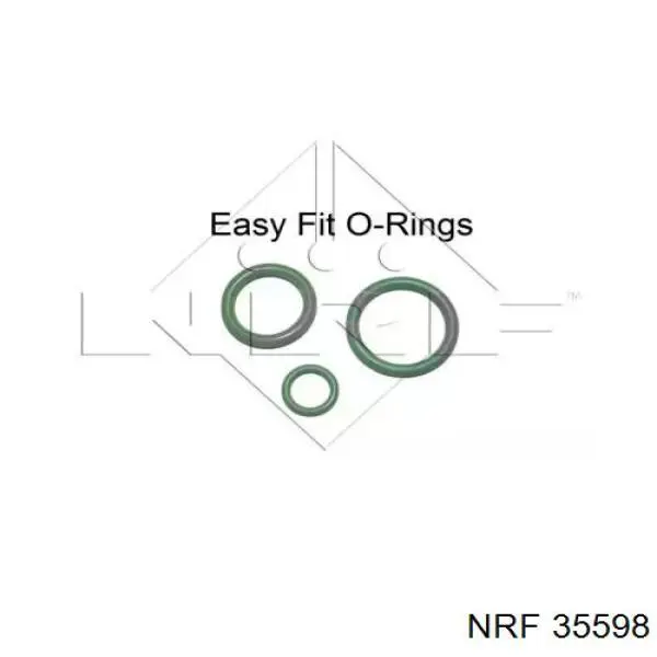 Купити 35598 NRF Радіатор системи охолодження кондиціонера