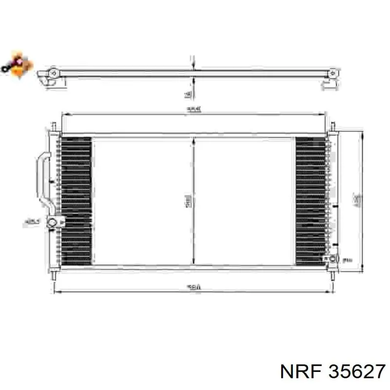 FP30K260AV AVA радіатор кондиціонера