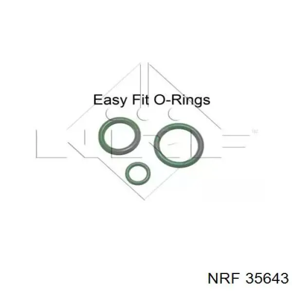 35643 NRF радіатор кондиціонера