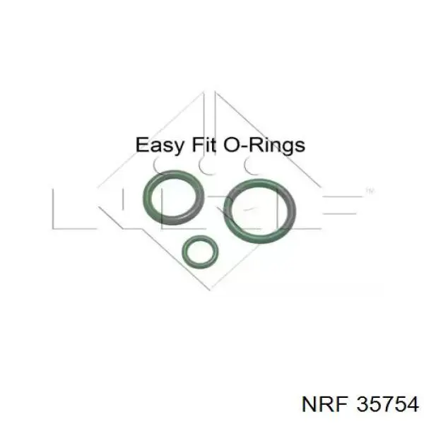 Купити 35754 NRF Радіатор системи охолодження кондиціонера