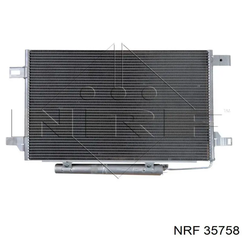 35758 NRF радіатор кондиціонера