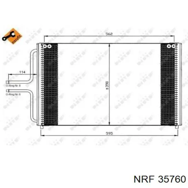 Купити 8200332852C Renault (RVI) Радіатор системи охолодження кондиціонера