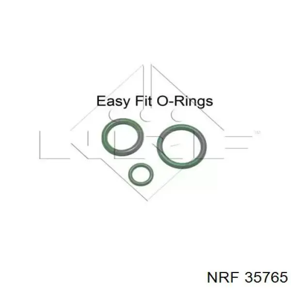 Радіатор кондиціонера 35765 NRF