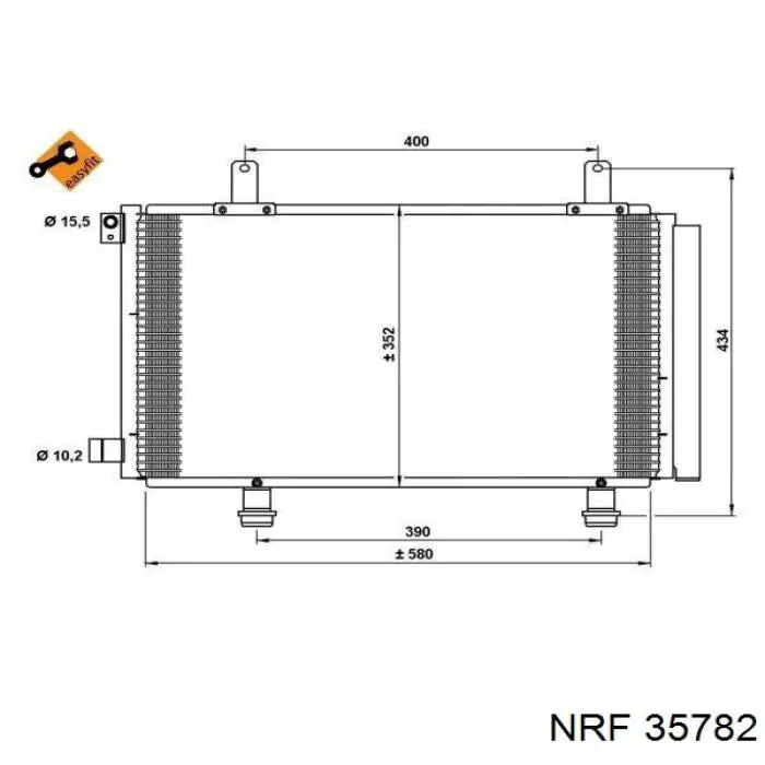 Конденсатор кондиціонера Q-fix Q1720130 ціна, від 73.10 USD