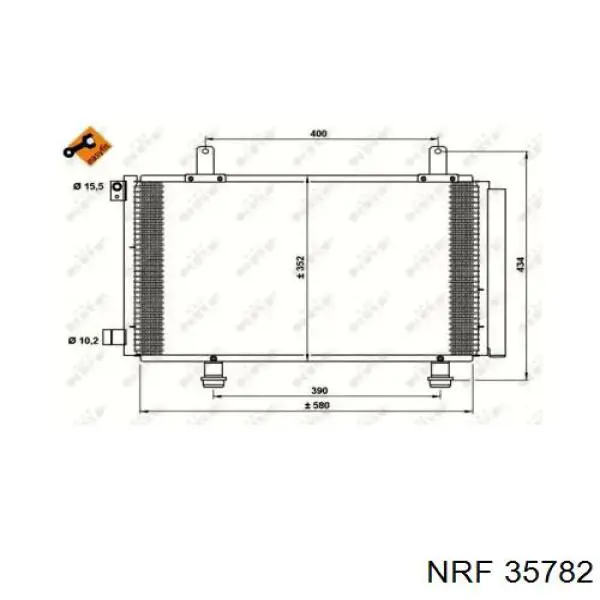 Радіатор кондиціонера CD100470 Koyorad
