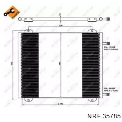 Конденсатор кондиціонера NRF 35785 ціна, від 80.84 USD