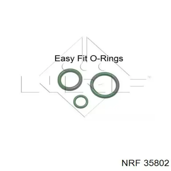 Радіатор охолодження кондиціонера NRF 35802
