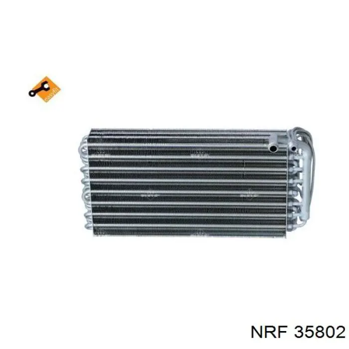 Купити 35802 NRF Радіатор системи охолодження кондиціонера