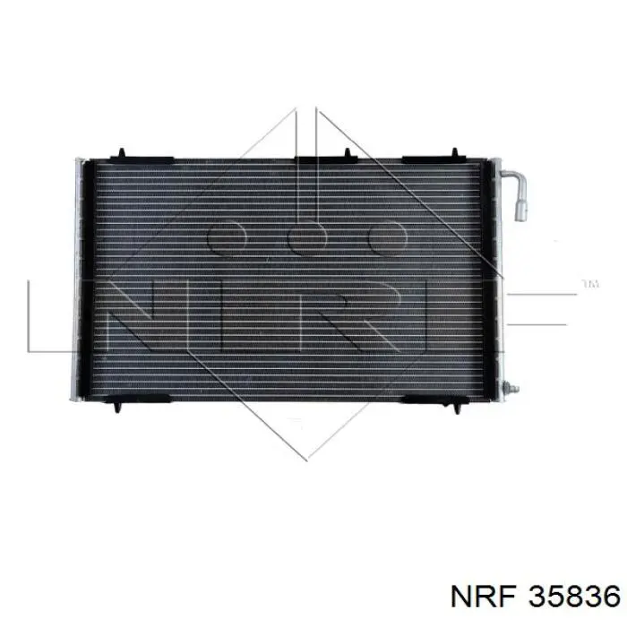 Радіатор охолодження кондиціонера NRF 35836