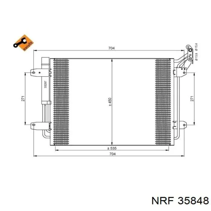 Конденсатор кондиціонера FPS FP74K153 ціна, від 76.01 USD