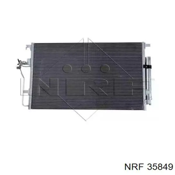 Радіатор кондиціонера 35849 NRF