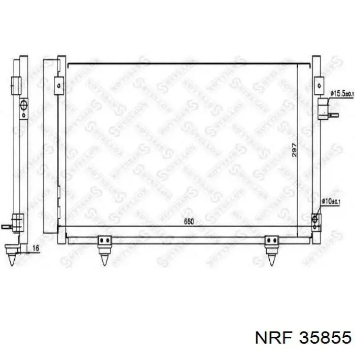 Радіатор кондиціонера FP67K71KY Koyorad