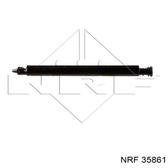 Радіатор кондиціонера 35861 NRF