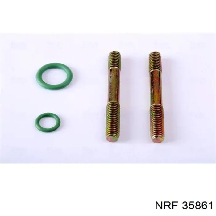 Радіатор кондиціонера 35861 NRF