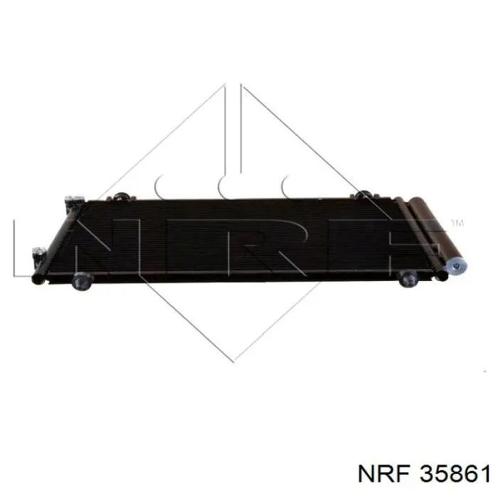 Конденсатор кондиціонера NRF 35861 ціна, від 103.92 USD