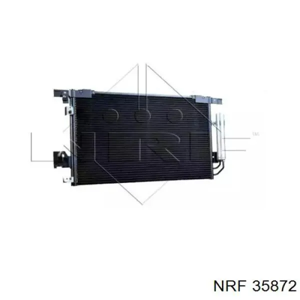 Радіатор кондиціонера 35872 NRF