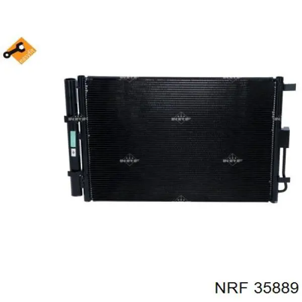 Радіатор кондиціонера 35889 NRF