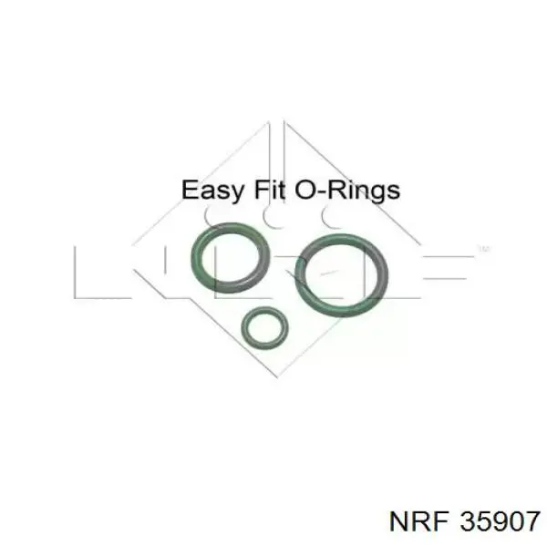 35907 NRF радіатор кондиціонера