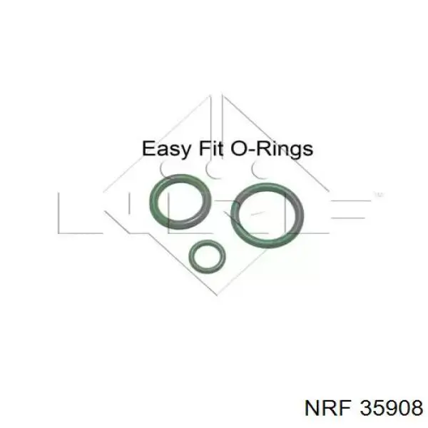 35908 NRF радіатор кондиціонера