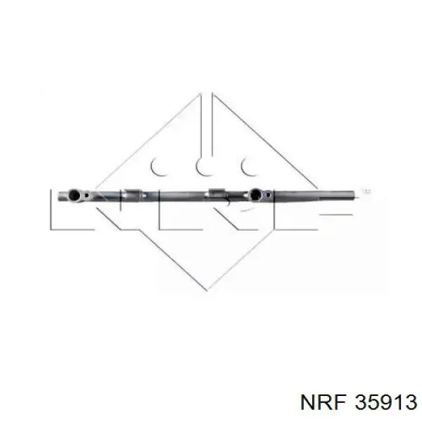 Купити 35913 NRF Радіатор системи охолодження кондиціонера