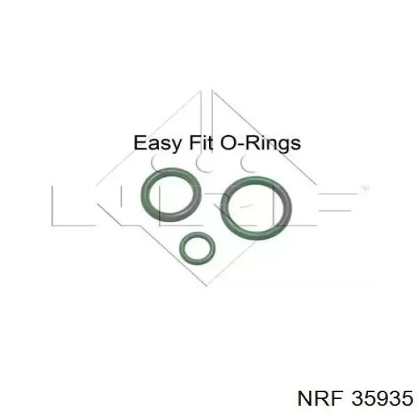 35935 NRF радіатор кондиціонера
