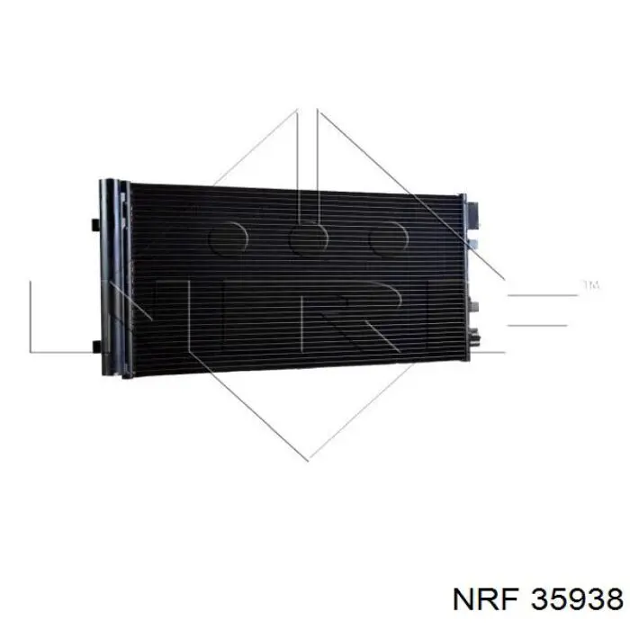 Купити 35938 NRF Радіатор системи охолодження кондиціонера