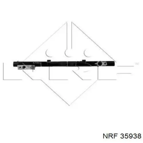 Радіатор кондиціонера 35938 NRF