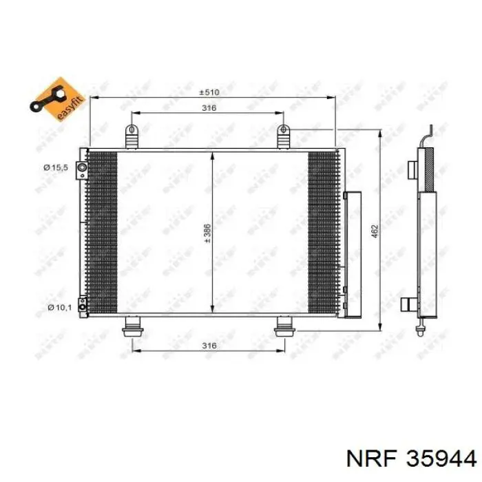 35944 NRF Конденсатор