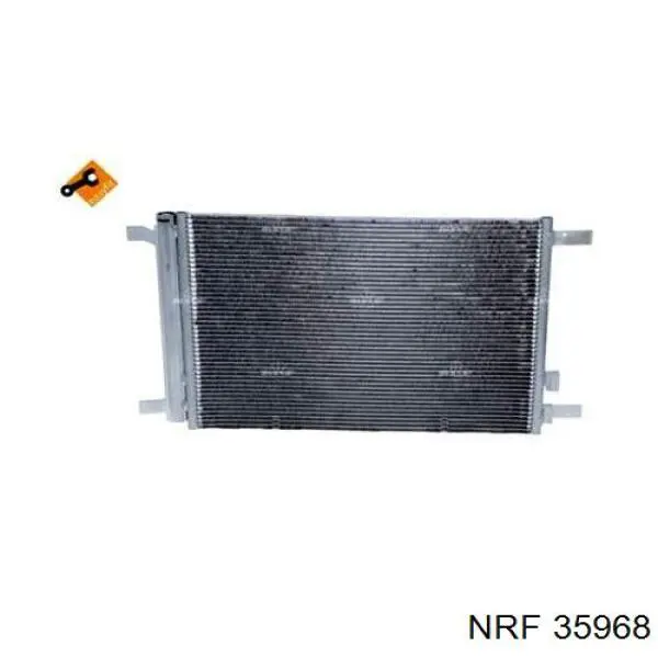 35968 NRF радіатор кондиціонера