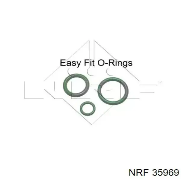 35969 NRF радіатор кондиціонера