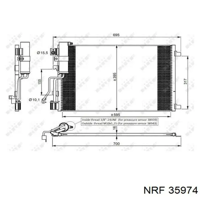 35974 NRF Конденсатор