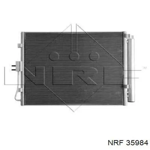 35984 NRF радіатор кондиціонера