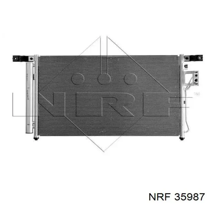 Купити 35987 NRF Радіатор системи охолодження кондиціонера