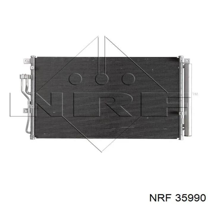 35990 NRF радіатор кондиціонера