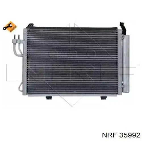35992 NRF радіатор кондиціонера