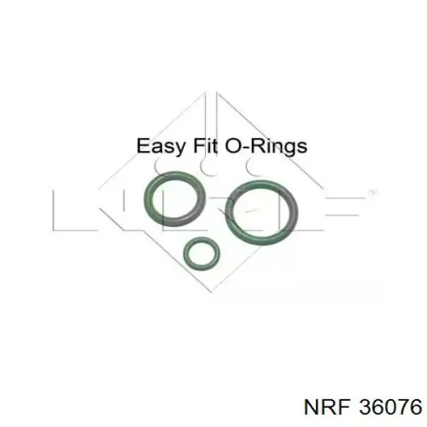 36076 NRF радіатор кондиціонера салонний, випарник