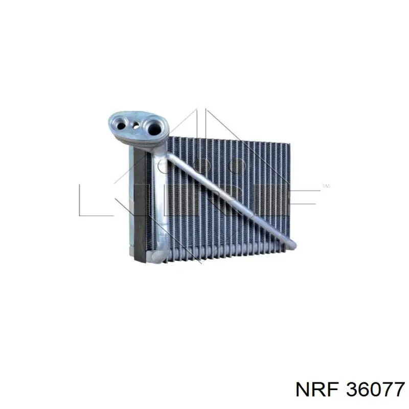 36077 NRF радіатор кондиціонера салонний, випарник